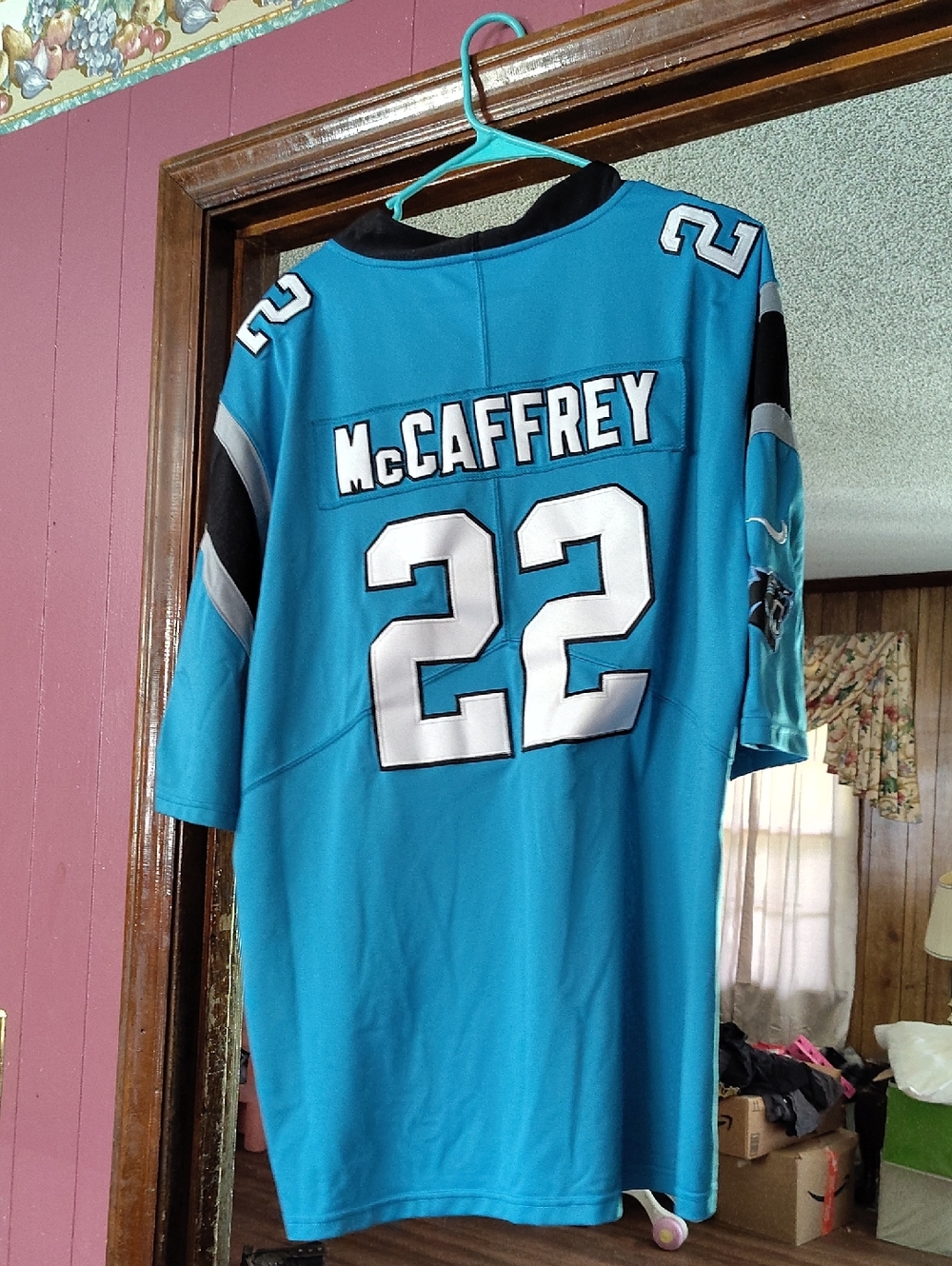 Panthers #22 CHRISTIAN MCCAFFREY Jersey